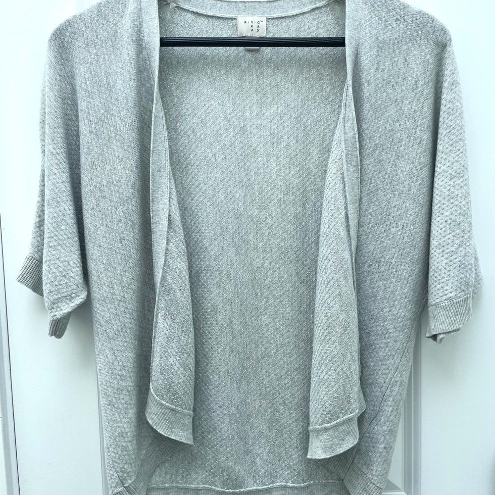 A New Day (Target) cropped shawl/shrug, gray